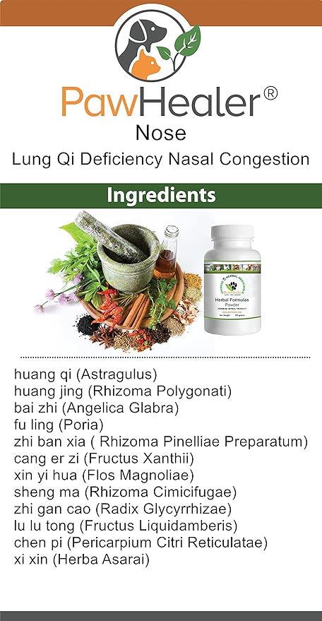 PawHealer Deep-Croupy Cough - Lung Qi Support: Kidney Yang Deficiency-100 Grams-Herbal Cough Powder-Dogs & Pets