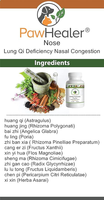PawHealer Deep-Croupy Cough - Lung Qi Support: Kidney Yang Deficiency-100 Grams-Herbal Cough Powder-Dogs & Pets