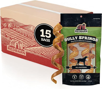 Redbarn Pet Products Bully Springs for Dogs, 3-Count, Pack of 15