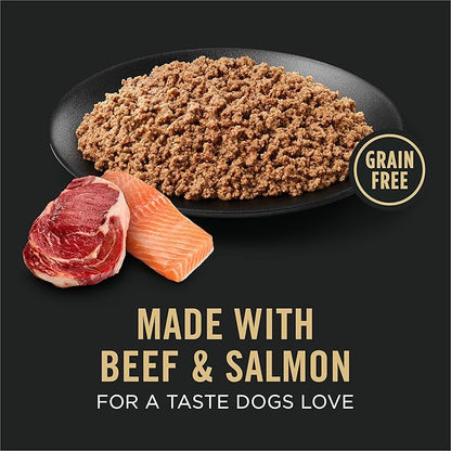 Purina Pro Plan Dog Food Grain Free, Classic Beef and Salmon Entrée - (Pack of 12) 13 oz. Cans