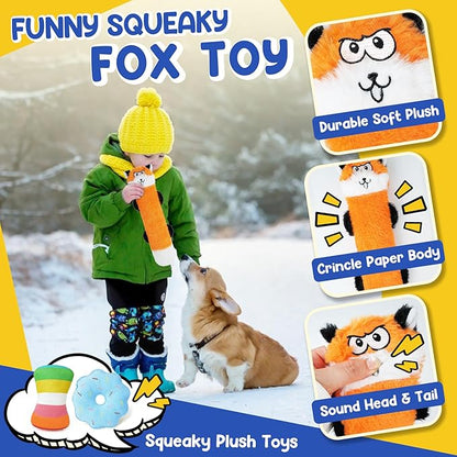 Puppy Toys for Teething, 9 Pack Interactive Dog Toys for Small Dogs, Puppy Chew Toys for Boredom with Rope Toys, Treat Ball and Cute Squeaky Toys