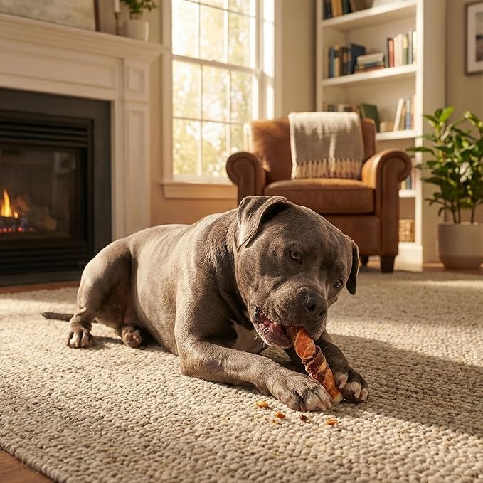 MON2SUN Dog Treats, Triple Flavor 6 Inch Chicken Liver Duck and Chicken Wrapped Rawhide Sticks, Teeth Cleaning Snacks for Medium Dogs, 17.6 oz (10 Count-Pack of 1)