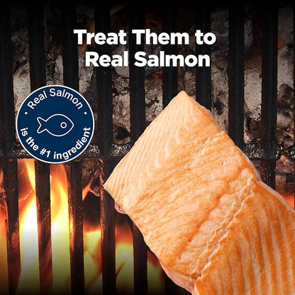 Blue Buffalo Nudges Grillers Natural Dog Treats, Made in The USA with Real Salmon, 16-oz. Bag