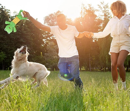 Letsmeet Dog Squeak Toys Durable Plush Dog Toy with Crinkle Paper, Tug of War Pull Toys for Puppies, Interactive Dog Chew Toys for Small, Medium and Large Dogs