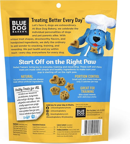 Blue Dog Bakery Perfect Trainers, Mini Dog Training Treats, Soft & Chewy, Made w/USA Beef, Healthy Treats, All Natural, Extra Small, 6 oz (Pack of 1)