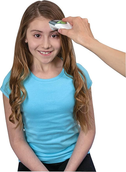 Veridian Healthcare Infrared Thermometer | Forehead Measurements | 1-Second Readout | Hygienic Non-Contact | Whole Family Care | 3-Year Warranty (Pack of 2)
