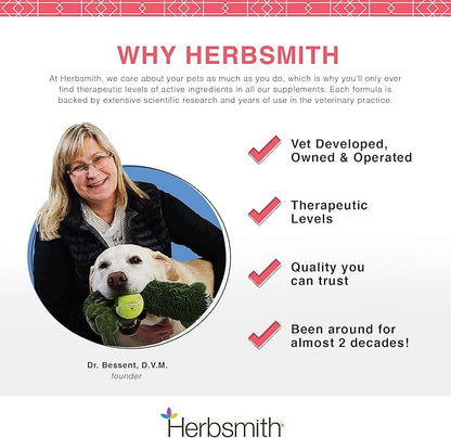 Herbsmith Bladder Care for Cats and Dogs – Maintains Urinary Health for Dogs and Cats – Dog and Cat Kidney Support – 90 Tablets
