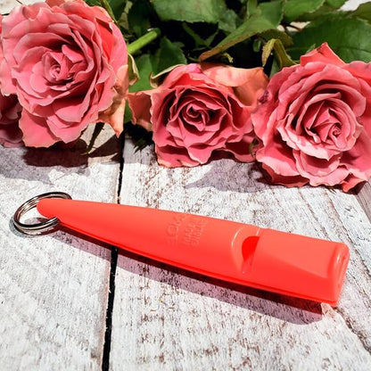 ACME The Dog Training Whistle Number 210.5 High Pitch, Single Note | Good Sound Quality, Weather-Proof Whistles | Designed and Made in The UK (Coral)