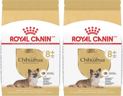 ROYAL CANIN Chihuahua Adult 8+ Breed Specific Dry Dog Food for Senior Dogs,2.5 lb. Bag,(Pack of 2)