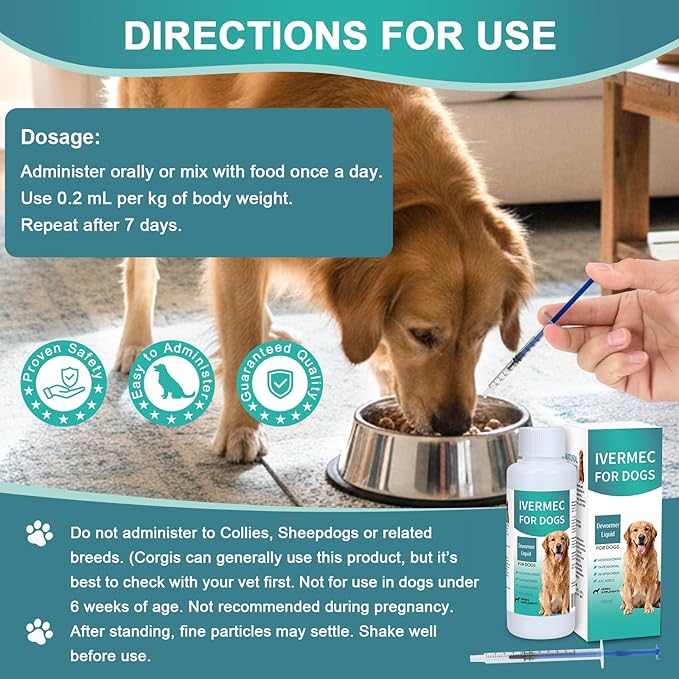 DEWORMER for Dogs – Broad Spectrum Digestive Cleanser, Supports Removal of Hookworms, Lungworms, Pinworms & Roundworms, Tapeworms, Whipworms, Internal Balance Support