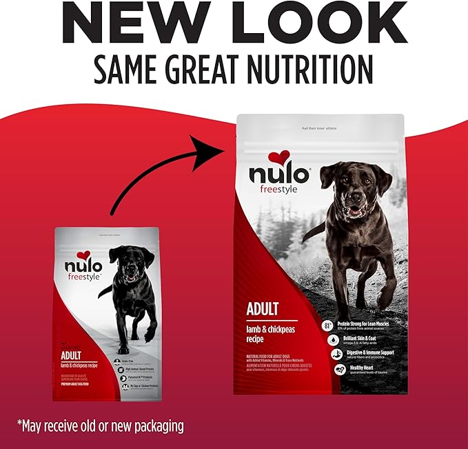 Nulo Freestyle Adult Dog Food, Premium All Natural Grain-Free Dry Small Kibble Dog Food, with BC30 Probiotic for Healthy Digestion, and High Animal-Based Protein with no Chicken or Egg Alternatives