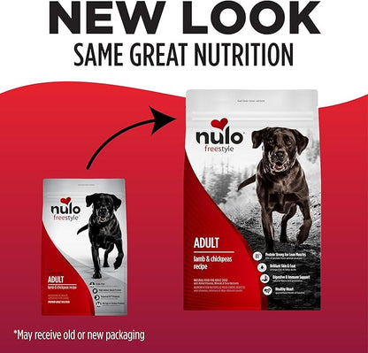 Nulo Freestyle Adult Dog Food, Premium All Natural Grain-Free Dry Small Kibble Dog Food, with BC30 Probiotic for Healthy Digestion, and High Animal-Based Protein with no Chicken or Egg Alternatives