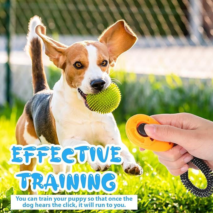 30 Pcs Dog Training Clicker, Pet Behavioral Training Clickers with Wrist Strap Bird Clicker Cat Clickers Puppy Trainings Supplies for Dogs Cats Horses Birds Behavioral Train Accessories