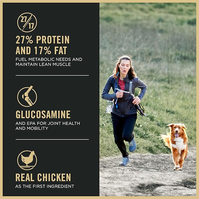 Purina Pro Plan Active, High Protein Dog Food, SPORT 27/17 Chicken and Rice Formula - 37.5 lb. Bag