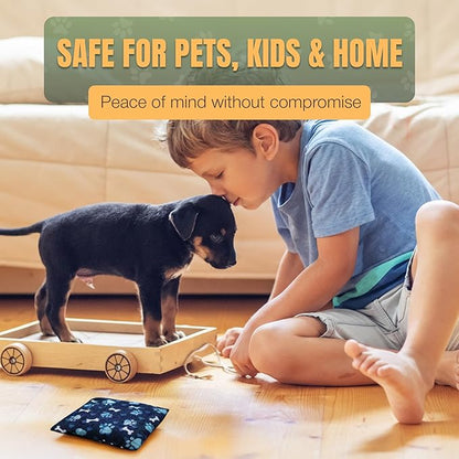 Dog Marking Prevention Product – Dog Pee Deterrent Indoor – Dog & Puppy Potty Training Aids– Long-Lasting Dog Pee Stopper Bag, Pet & Child Safe, No Sprays, 6 Months Protection - Blue Bone Paws