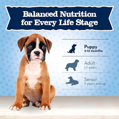 Blue Buffalo Baby Blue Natural Dry Food for Puppies, Healthy Growth Formula with DHA, Savory Chicken Recipe, 11-lb Bag