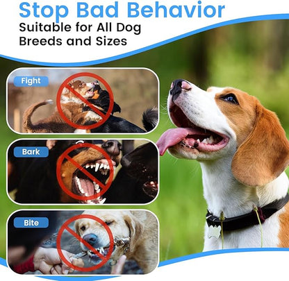 Dog Bark Deterrent Devices,Multi-Functional Anti Barking Device for Dogs Up to 30 Ft Effective Control Range,3 Modes & LED Light Ultrasonic Dog Trainer,Safe for All Small & Medium Dogs
