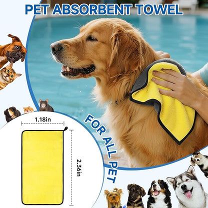 Pet Steam Brush for Dog & Cat – 3-in-1 Spray Hair Removal Comb for Shedding & Grooming, Softens Fur & Reduces Static – Water Brush for Long & Short Coats, Bath-Hating Pets, Includes Waterless Shampoo