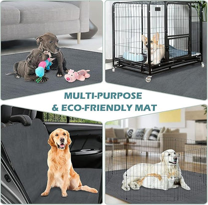 INVENHO Washable Pee Pads for Dogs 60"x48" Reusable Dog Pads Large Upgrade Non-Slip Dog Pee Pads Heavy Absorbency Puppy Pee Pads Quick Dry Whelping Pads/Waterproof Puppy Training Pad