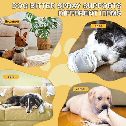 10.14 Fl Oz Stop Dogs Cat from Chewing Furniture Spray Anti Licking for Dog Cat Yuck Bitter Spray Deterrent for Gentle on Skin Alcohol Free