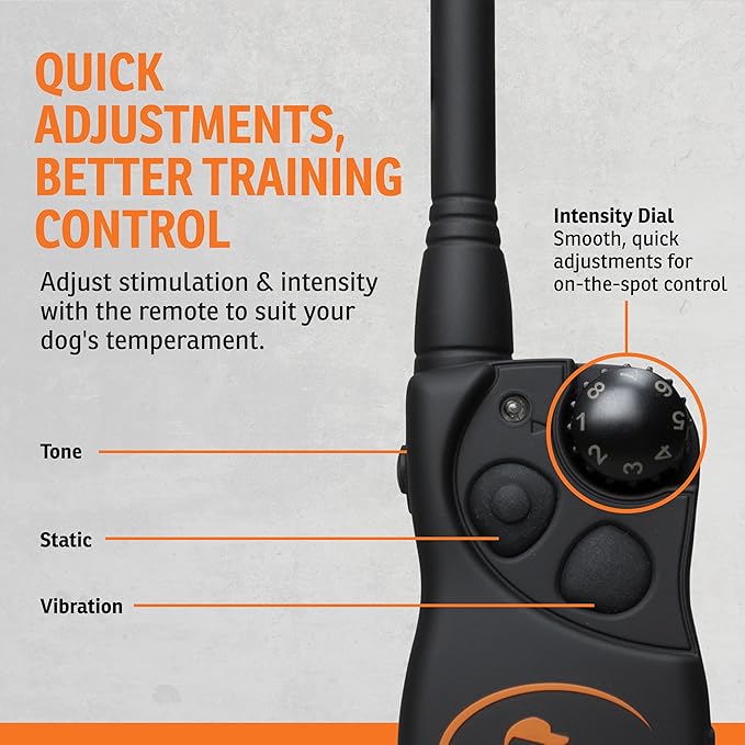 SportDOG Brand YardTrainer 100 Remote Trainer for Dogs Shock Collar with Remote, Waterproof, Submersible Up to 25 Ft, DryTek Technology, Trainer with Shock, Vibrate, and Tone