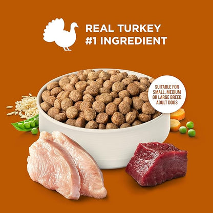 Nutrish Rachael Ray Healthy Weight Adult Dry Dog Food Real Turkey, Brown Rice & Venison Recipe, 4.5 lb. Bag