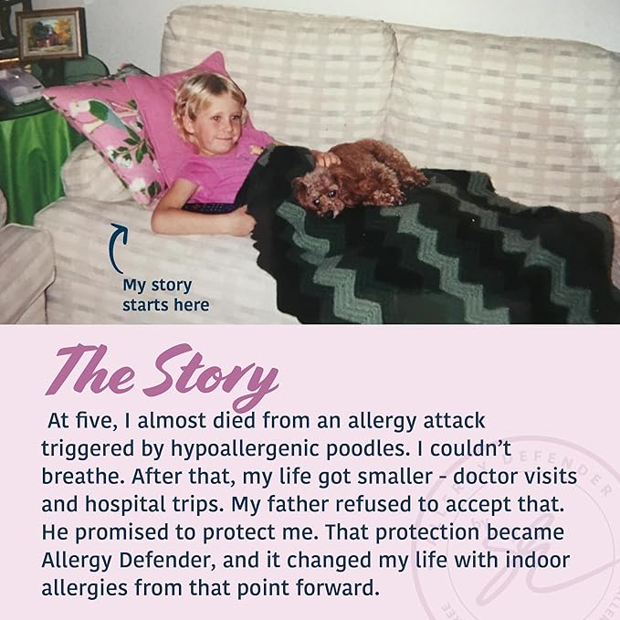 Allergy Asthma Clean Allergen Spray, Pets, Dust Allergies & More, Air & Surface, Just Add Water, Bottle with One Refill, Over 64oz Total