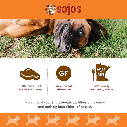 SOJOS Simply Lamb Freeze-Dried Dog Treats, 4 oz