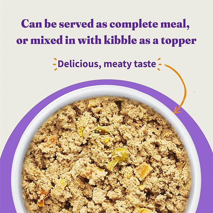 Halo Wet Dog Food Whole Beef Stew Recipe, Healthy Grains Real Meat Canned Dog Food, Meal or Topper, 13.2 Oz Can (Pack of 6)