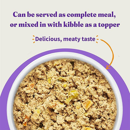 Halo Wet Dog Food Whole Beef Stew Recipe, Healthy Grains Real Meat Canned Dog Food, Meal or Topper, 13.2 Oz Can (Pack of 6)