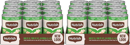 Nutrish Premium Paté Wet Dog Food,Real Chicken & Apple Recipe Whole Health Blend,13 oz. Can,(Rachael Ray),(Pack of 24)