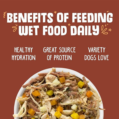 Weruva Classic Dog Food, Wok The Dog with Chicken, Beef & Pumpkin in Gravy, 5.5oz Can (Pack of 24), Brown