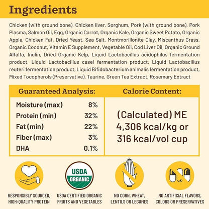 Primal Kibble in The Raw, Freeze Dried Dog Food, Puppy Recipe, Scoop & Serve, Made with Raw Protein, Whole Ingredient Nutrition, Crafted in The USA, Dry Dog Food 1.5 lb Bag
