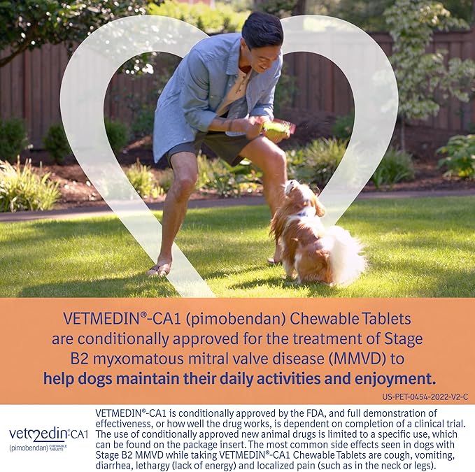 VETMEDIN®-CA1 (pimobendan) Chewable Tablets for Dogs, 5 mg, 50ct