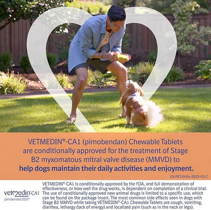 VETMEDIN®-CA1 (pimobendan) Chewable Tablets for Dogs, 5 mg, 50ct