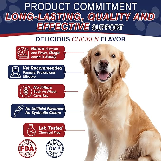 Allergy Relief Chews for Dogs 200 Treats Dog Seasonal Allergy and Immune Bites Dog Itching Skin Anti Itch Licking Paws Treatment Itchy Skin Relief Allergies Support Probiotic Chew Supplement for Dogs