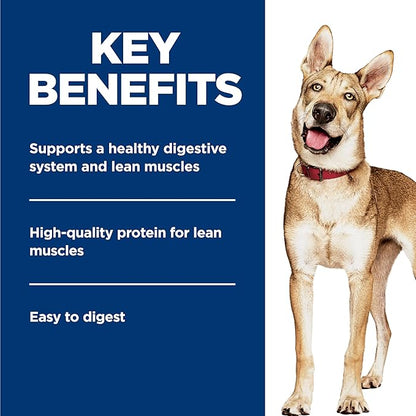 Hill's Science Diet Adult 1-6 Wet Dog Food, Beef & Vegetables, 12.8 oz. Cans, 12-Pack