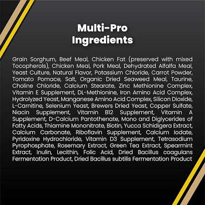 VICTOR Super Premium Dog Food – Multi-Pro Dry Canine Food – Gluten Free Dog Kibble with Beef, Chicken and Pork Protein for Normally Active Dogs – All Breeds and All Life Stages, 50 lb