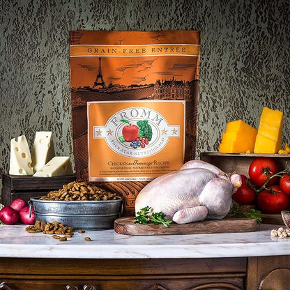 Fromm Four-Star Nutritionals Chicken au Frommage Dog Food - Premium Dry Dog Food - Chicken Recipe - 26 lb