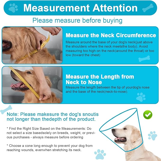 Soft Elizabethan Dog Cone Collar for Large, Medium & Small Dogs - Adjustable Recovery Collar for Post-Surgery, Wound Protection & Licking Prevention - Lightweight Pet Cone Alternative（Black,L）