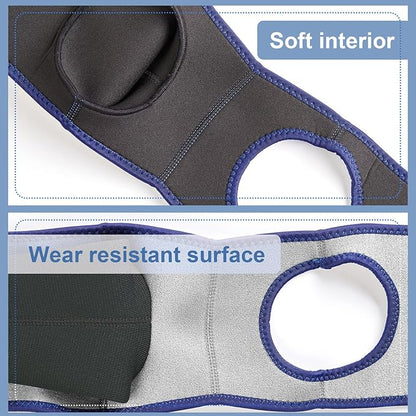 Coodeo Dog Recovery Suit, Cone Collar Alternative, Abrasion Resistant Dog Recovery Sleeve, Washable 2.5mm Thick and Waterproof, Pet Wounds Prevent Licking, Bite, Keep Dry（Grey，XL