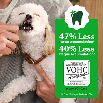 Greenies Veterinarian-Recommended Adult Natural Dental Dog Treats Regular Size, Dog Dental Chews, Original Flavor, 3 oz. Pack, 3 Count