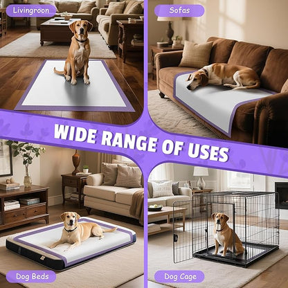 Lavender Scented Super Absorbent & Leak-Proof Puppy Pads, 30"x36" Odor Control Pet Training Dog Pee Pads, Thicken Quick Dry Pee Pads, Potty Training Pads for Dogs Cats