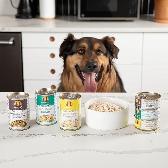 Weruva Classic Dog Food, Variety Pack, Chicken Free, Just 4 Me, Wet Dog Food, 5.5oz Cans (Pack of 24)