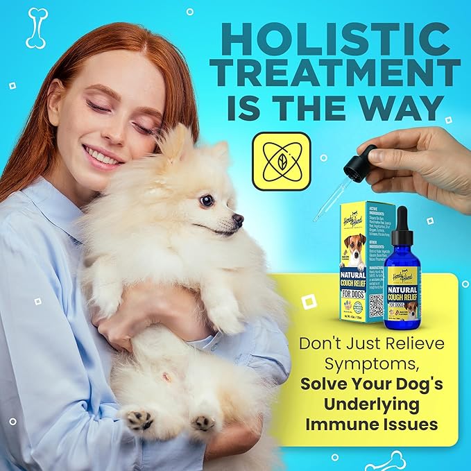 Handy Hound Dog Cough Supplement - Manuka Honey, Natural Herbal Formula for Throat Soothing & Mucus Support - Made in USA (4 Oz)
