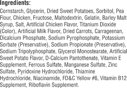 SmartBones Mini Chews with Real Sweet Potato 32 Count, Rawhide-Free Chews for Dogs