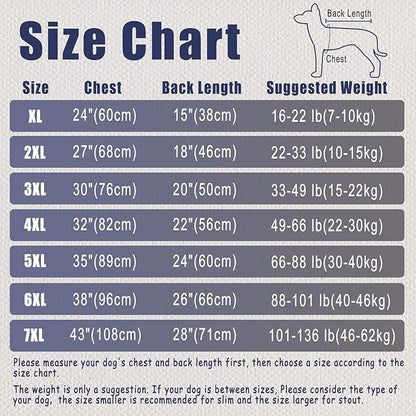 Dog Surgery Recovery Suit Onesies for Large Dogs Spayed Recovery Suit Cone Alternative After Surgery Abdominal Wounds Protector Dog Bodysuit for Medium Large Dogs Pajamas