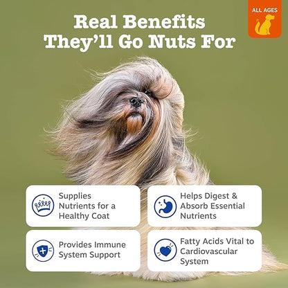 Coconut Oil for Dogs - Certified Organic & Virgin Superfood Supplement - Digestive & Immune Support - 16 OZ