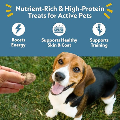Fresh Is Best Turkey Heart Nuggets Freeze Dried Dog Treats – Raw Freeze Dried Treats for Dogs & Cats in Resealable Zipper Bag – High-Protein Single Ingredient – Made in the USA