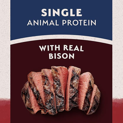 Natural Balance Limited Ingredient Reserve Grain Free Sweet Potato & Bison Dry Dog Food for Adults, Sensitive Stomach, 12 lb (Pack of 1)